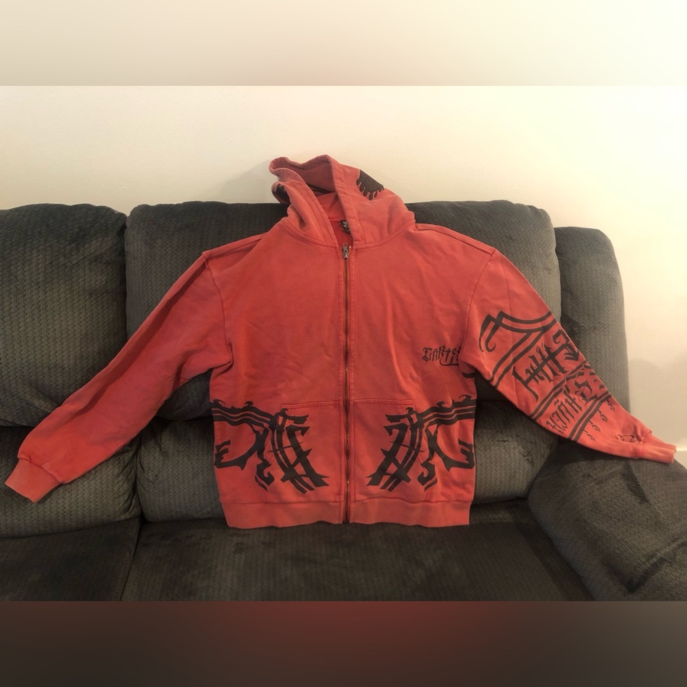 Steady Hands Baulders Gate Karlach Hoodie Jacket Red Unisex Small D&D NEW